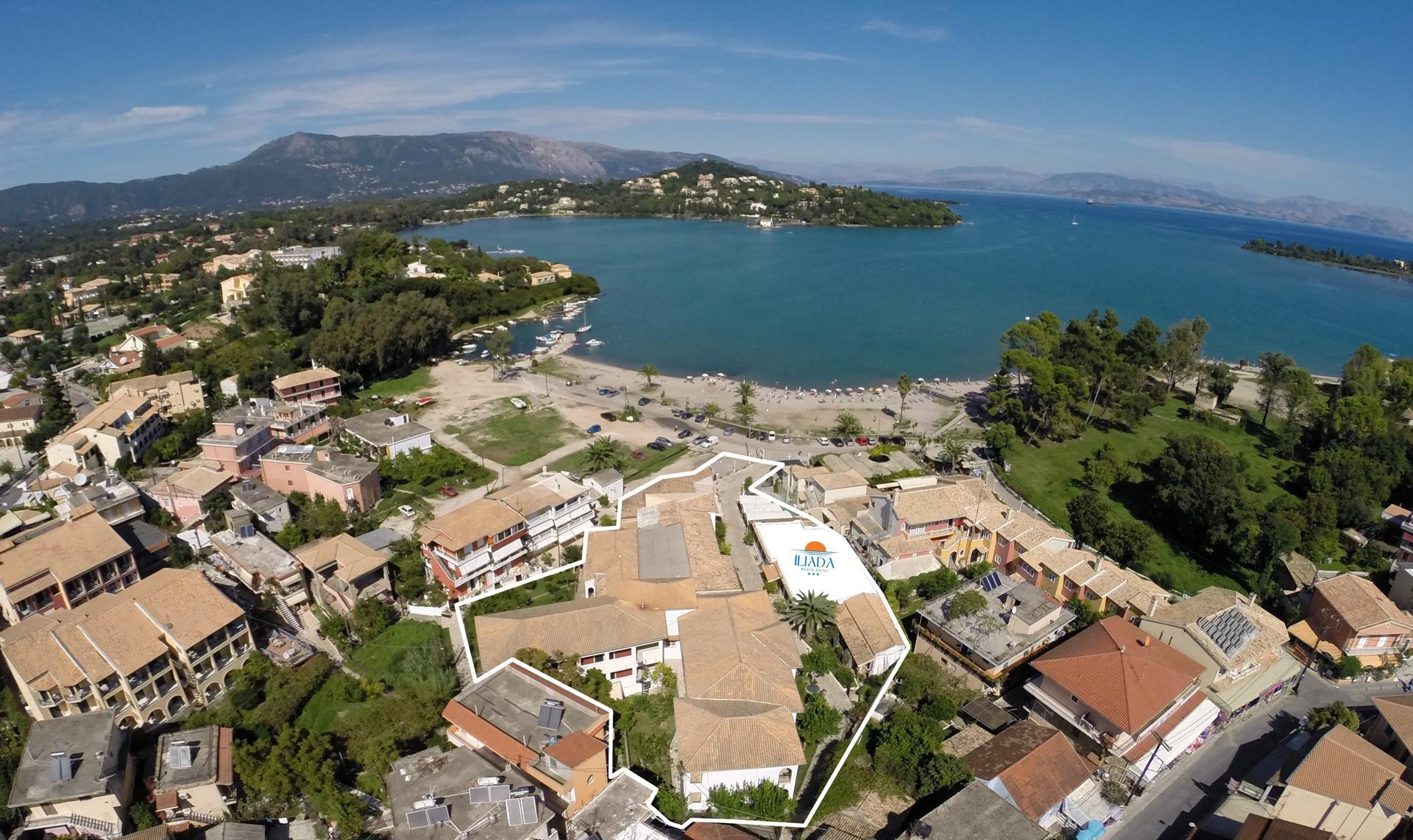 Iliada Beach Hotel Gouvia Exterior foto
